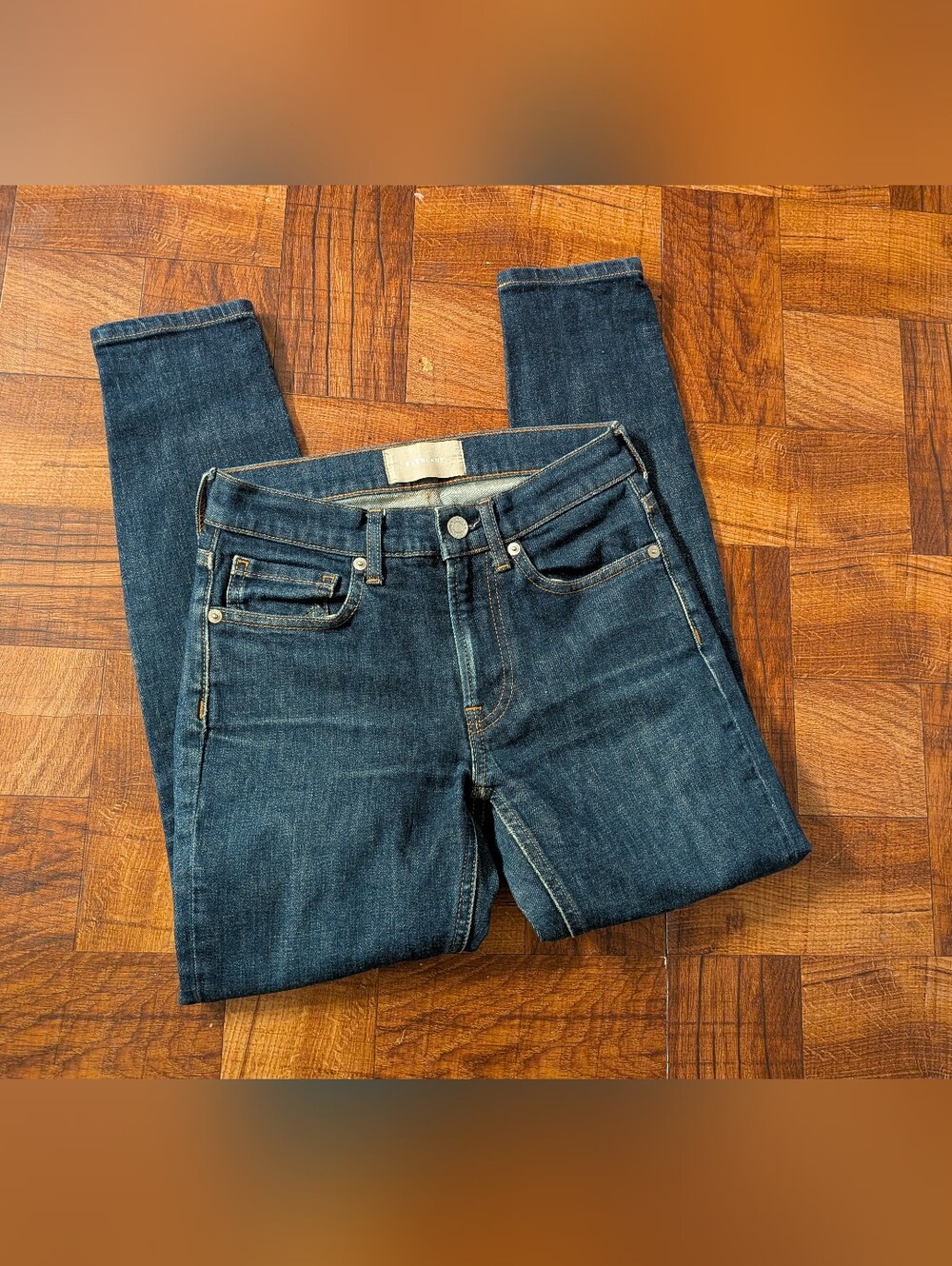 Everlane Dark Wash Ankle Blue Jeans Size 24